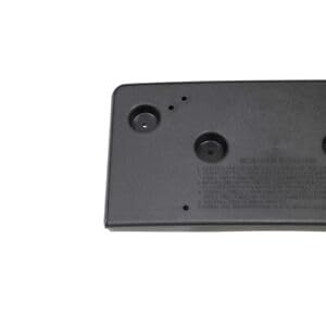 DAT AUTO PARTS Front License Plate Mounting Bracket Tag Frame Holder Replacement for 2016-2017 GMC Terrain Black Textured Made of Plastic GM1068247...