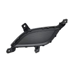 DAT AUTO PARTS Front Right Passenger Side Fog Light Bumper Cover Bezel Trim Grille Molding Insert Replacement For 2017 - 2018 Kia Forte Black Textu...