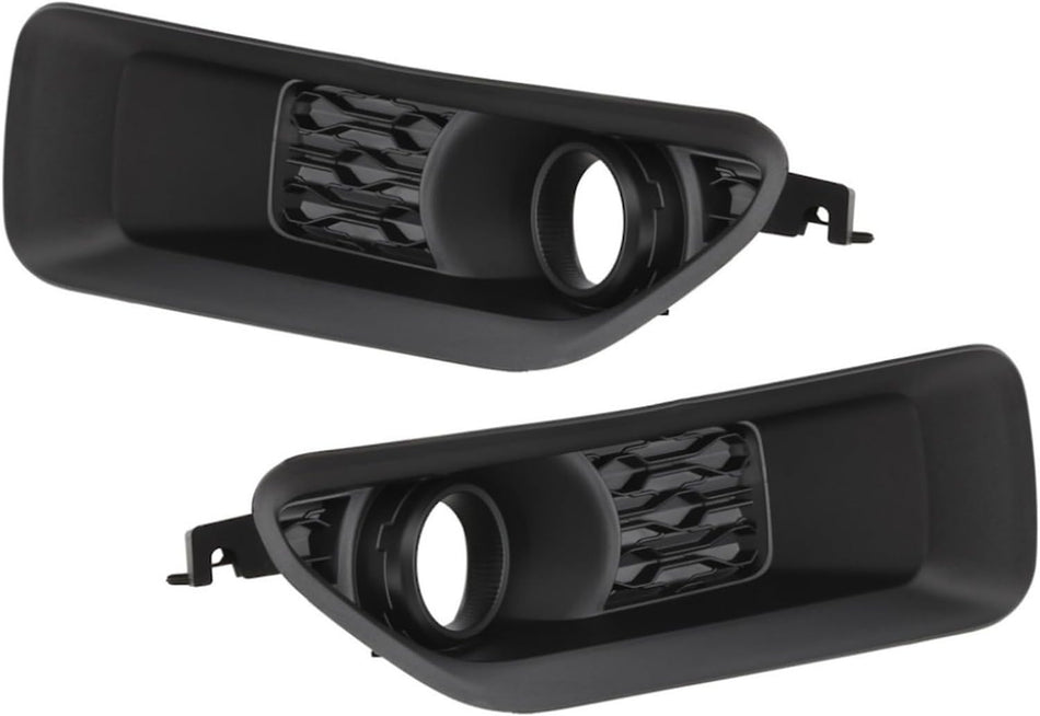 Front Bumper Grille Bezel Pair Driver & Passenger Side Fits 2015-2018 Ram 1500 2019-2024 1500 Classic Rebel Warlock Black CH1037134 68271564AA