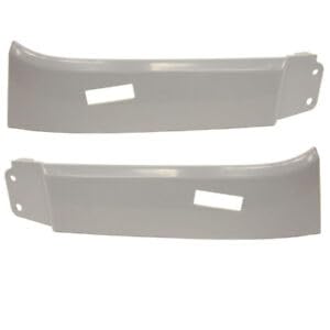 Front Left Driver & Right Passenger Side Bumper Filler Molding Below Headlight w/Washer Hole Replacement For 2008-2017 Toyota Sequoia Paint to Matc...