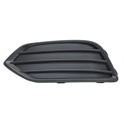 DAT AUTO PARTS Front Left Driver Side Fog Light Cover Lamp Hole Trim Grille Molding Bumper Insert Replacement For 2019 2020 2021 2022 Honda HRV Bla...