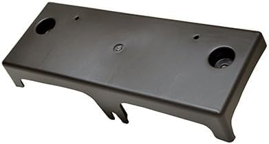 DAT AUTO PARTS Front Bumper License Plate Frame Tag Mounting Bracket Holder Replacement for 2014-2016 Nissan Versa Hatchback Black Textured Plastic...