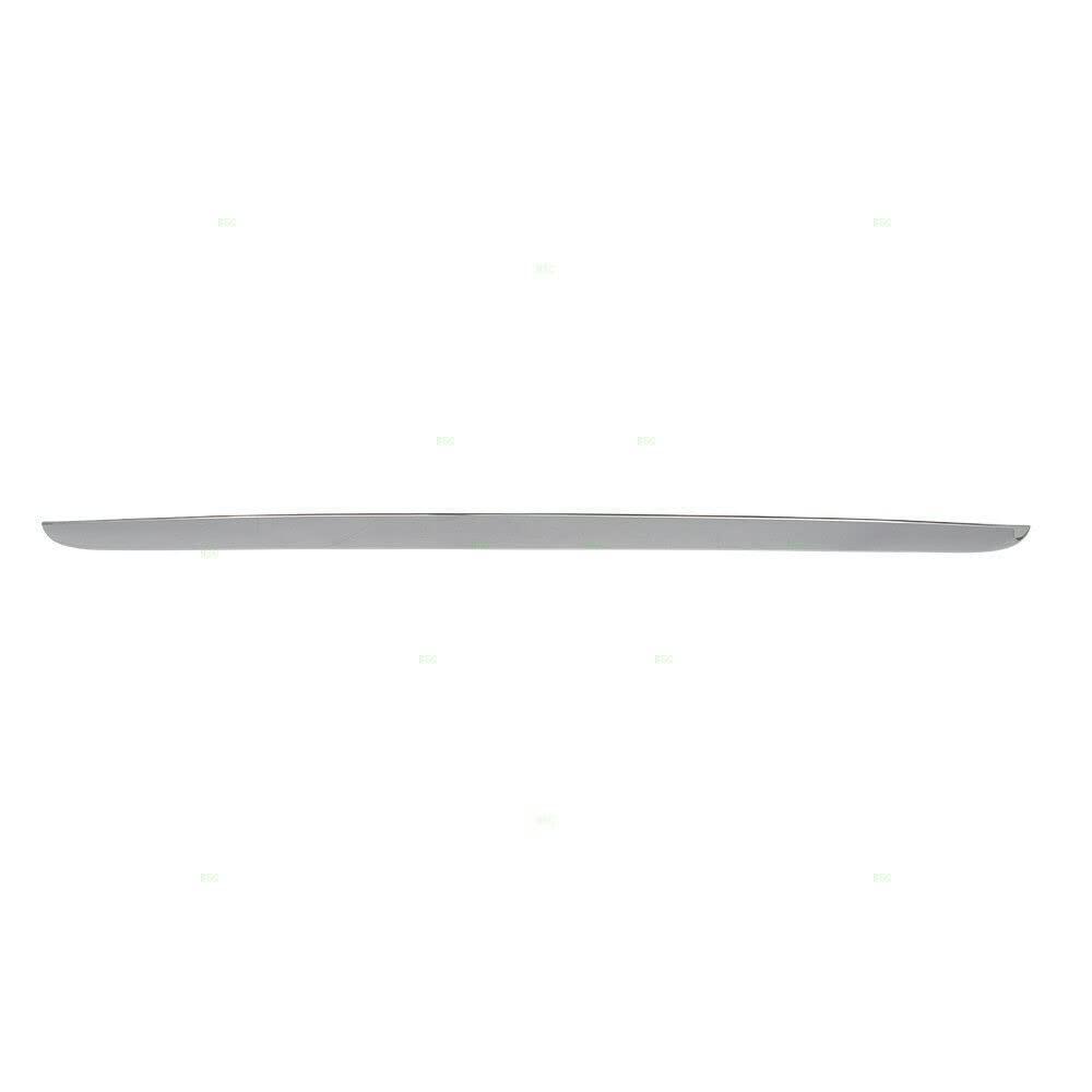 DAT AUTO PARTS Front Hood Trim Molding Bumper Cover Bracket Insert Panel Replacement For 2007 - 2014 GMC Yukon / XL & Denali Chrome Smooth GM123510...
