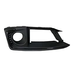 DAT AUTO PARTS Front Left Driver Side Fog Light Bezel Lamp Hole Cover Trim Molding Bumper Insert Replacement For 2019-2021 Honda Civic Sport Black ...
