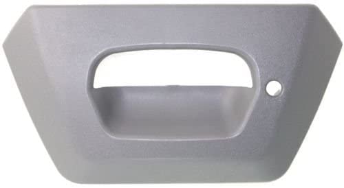 DAT AUTO PARTS Outside Rear Exterior Tailgate Liftgate Door Handle Bezel Trim Plate Replacement for 2002-2006 Chevrolet Avalanche Gray Textured GM1...