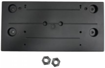 DAT AUTO PARTS Front Bumper License Plate Bracket Frame Cover Tag Holder Replacement for 2018-2021 BMW i3 Black Textured Made of Plastic BM1068162 ...