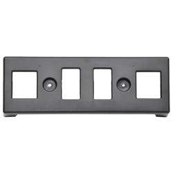 DAT AUTO PARTS Front License Plate Bracket Replacement for 20-21 Hyundai Sonata For SE and Preferred Models Black Textured HY1068122 86519L0100
