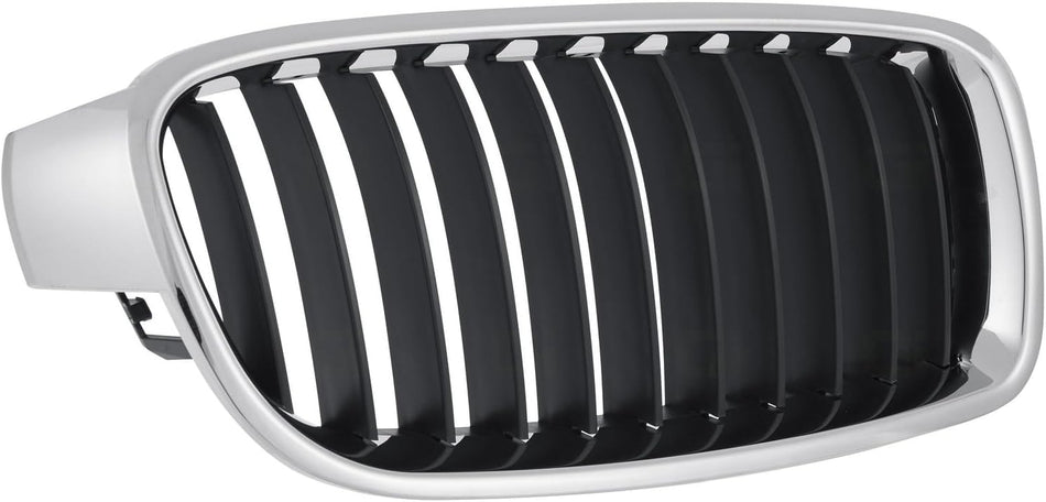 Right Grille Assembly Fits 2012-2018 BMW 3 Series Sedan 2014-2019 Wagon 330e 340i xDrive Front Passenger Side Standard Line BM1200231