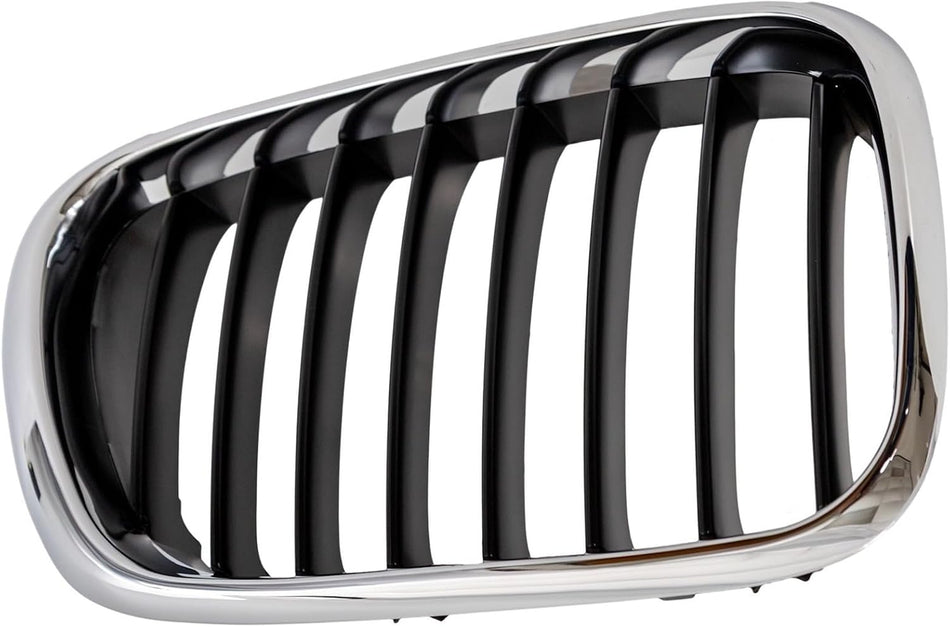 Right Grille Assembly Fits 2000-2003 BMW X5 Front Passenger Side Chrome BM1200153