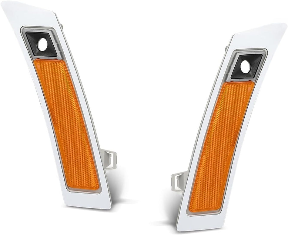 Bumper Reflector Front Driver Side Fits 2011-2013 BMW X5 E70 With Side View Camera Amber BM1084104 63147274434