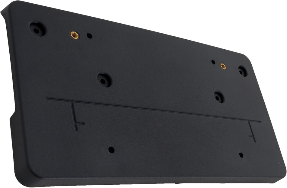 License Plate Bracket Front Fits 2020-2022 BMW X1 Without M Package Black Textured Glass Fiber BM1068158 51137954236