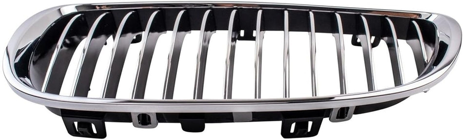 Left Grille Assembly Fits 2007-2010 BMW 3 Series Convertible Coupe 328 335 2008-2009 M3 Front Driver Side Chrome BM1200184