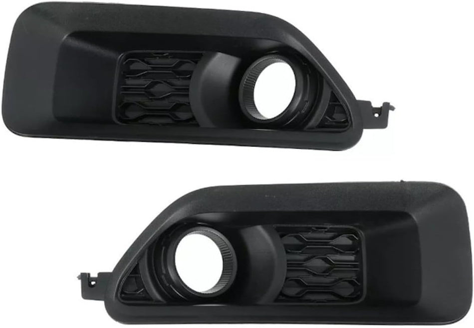 Front Bumper Grille Bezel Pair Driver & Passenger Side Fits 2015-2018 Ram 1500 2019-2024 1500 Classic Rebel Warlock Black CH1037134 68271564AA