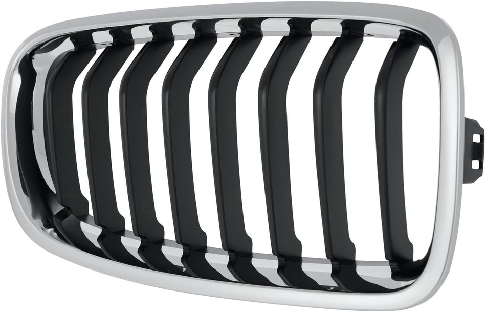 Right Grille Assembly Fits 2012-2018 BMW 3 Series Sedan 2014-2019 Wagon 330e 340i xDrive Front Passenger Side Sport Line BM1200235