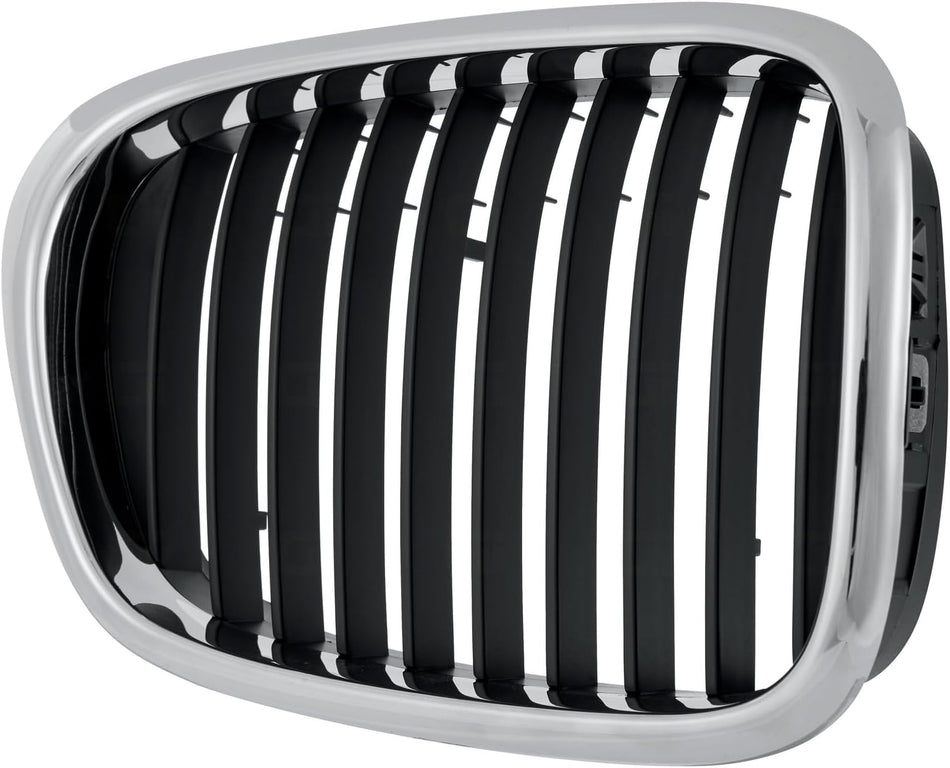 Right Grille Assembly Fits 2001-2003 BMW 5 Series 525 530i Front Passenger Side BM1200139