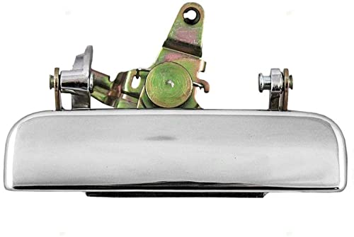 DAT AUTO PARTS Outer Outside Rear Liftgate Tailgate Handle Replacement for1986-1993 Mazda Pickup Truck Chrome Silver Finish Metal UB4165750A MA1915103