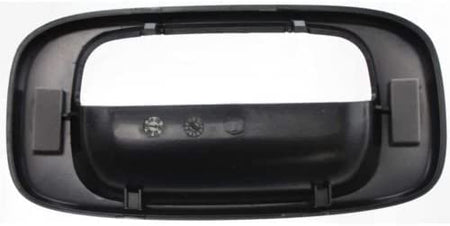 DAT AUTO PARTS Outside Rear Exterior Tailgate Liftgate Door Handle Bezel Trim Plate Replacement For 1999 - 2007 Chevrolet Silverado 1500 Black Smoo...