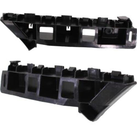 DAT AUTO PARTS Front Right Passenger & Left Driver Side Bumper Bracket Guide Pair Replacement For 2012-2015 Volkswagen Passat Black Textured Plasti...
