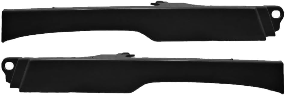 Front Left Driver & Right Passenger Side Bumper To Grille Filler Bracket Set Of 2 Replacement For 2006-2009 Toyota 4Runner Black Textured Plastic T...