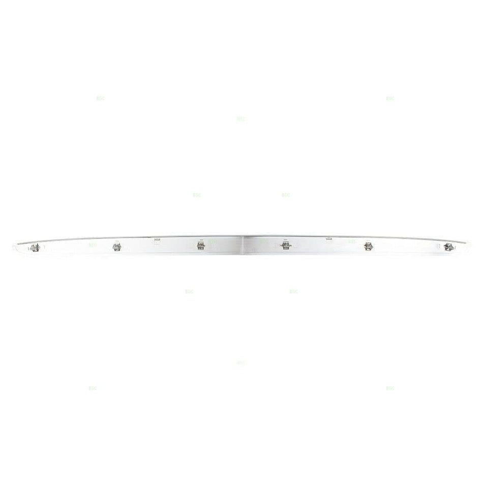 DAT AUTO PARTS Front Hood Trim Molding Bumper Cover Bracket Insert Panel Replacement For 2007 - 2014 GMC Yukon / XL & Denali Chrome Smooth GM123510...