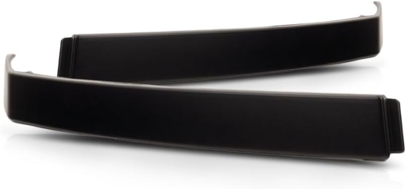 Front Left Driver & Right Passenger Side Bumper Filler Bracket Set Of 2 Replacement For 2004-2015 Nissan Titan Armada Black Textured Paint To Match...