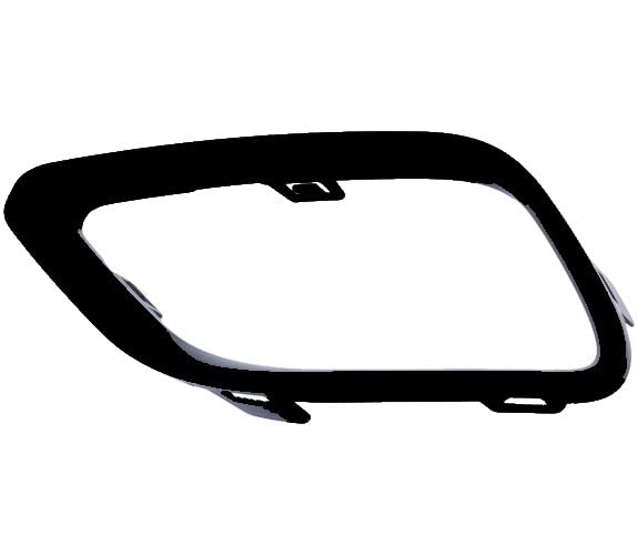 DAT AUTO PARTS Front Left Driver Side Fog Light Cover Trim Bezel Replacement For 2019-2023 Jeep Cherokee Except TrailHawk Black Paintable Textured ...