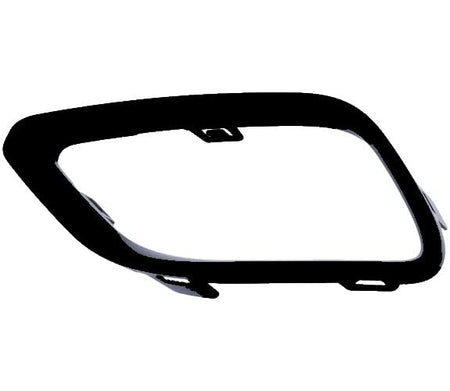 DAT AUTO PARTS Front Left Driver Side Fog Light Cover Trim Bezel Replacement For 2019-2023 Jeep Cherokee Except TrailHawk Black Paintable Textured ...