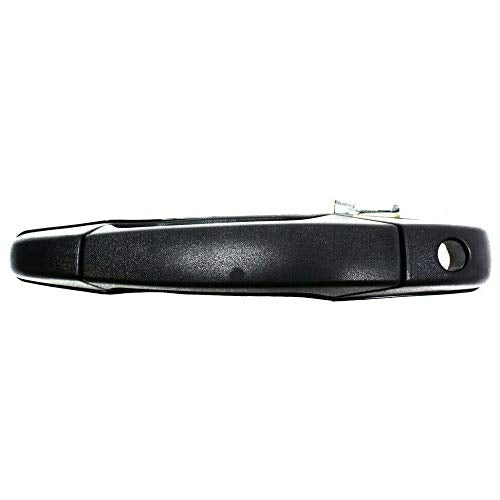 DAT AUTO PARTS Outside Front Left Driver Side Exterior Door Handle Replacement for 2007-2012 Chevrolet Silverado Black Textured Plastic GM1310162 2...