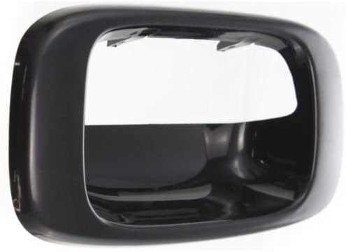 DAT AUTO PARTS Outside Rear Exterior Tailgate Liftgate Door Handle Bezel Trim Plate Replacement For 1999 - 2007 Chevrolet Silverado 1500 Black Smoo...
