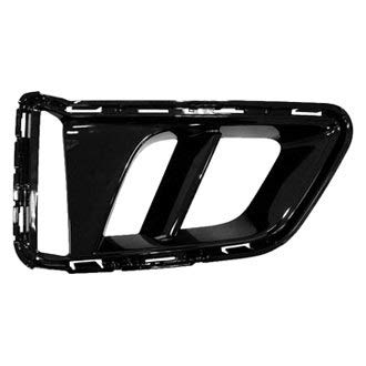 DAT AUTO PARTS Front Left Driver Side Fog Light Cover Grille Molding Bumper Insert Replacement For 2017-2024 Chevrolet Chevy Camaro ZL1 Models Blac...