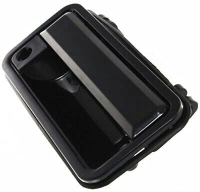 Front Passenger Side Exterior Door Handle Fits 1988-1994 Chevy GMC C K Pickup Suburban Black Smooth GM1323102