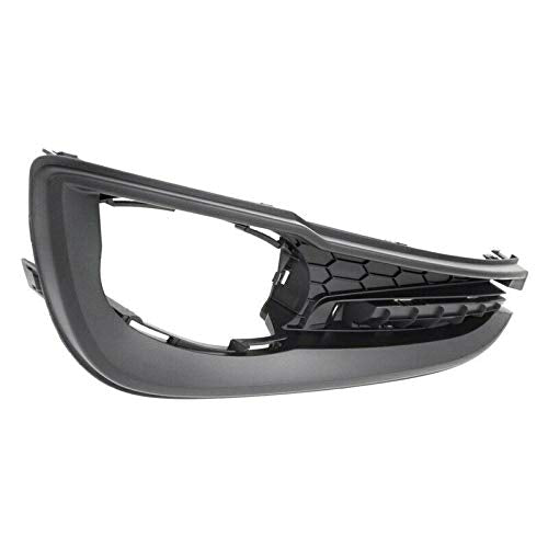 DAT AUTO PARTS Front Left Driver Side Fog Light Bezel Cover Grille Molding Bumper Insert Replacement For 2013 2014 2015 Honda Civic 1.8 Liter EX-L ...