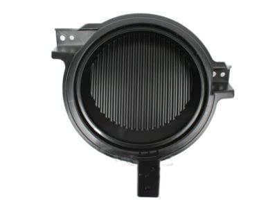 DAT AUTO PARTS Front Left Driver Side Fog Light Bumper Cover Lamp Hole Bezel Trim Grille Molding Insert Replacement For 2012-2013 Kia Soul Black Te...
