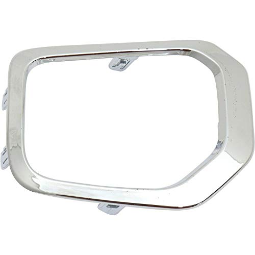 DAT AUTO PARTS Right Front Passenger Side Fog Light Bezel Chrome Surround Replacement For 16 - 20 Toyota Tacoma TO1039188 5212704030