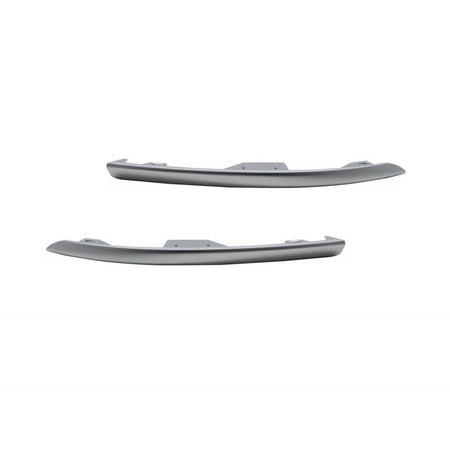 DAT AUTO PARTS Front Left Driver & Right Passenger Side Lower Pair Bumper Cover Molding Replacement For 2017 - 2021 Jeep Grand Cherokee Satin Chrom...