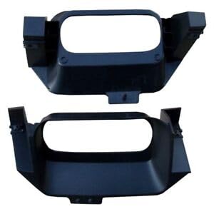 DAT AUTO PARTS Front Left Driver & Right Passenger Side Pair Bumper Tow Hook Bezel Cover Molding Replacement For 2019 - 2022 Ram 1500 Rebel & Warlo...