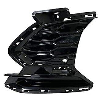DAT AUTO PARTS Front Left Driver Side Fog Light Hole Cover Grille Molding Bumper Insert Replacement For 2022 2023 2024 Chevrolet Chevy Equinox RS M...
