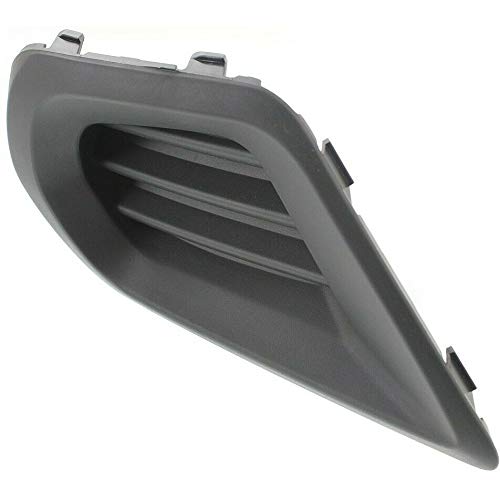 DAT AUTO PARTS Front Left Driver Side Bumper Insert Fog Light Hole Lamp Cover Grille Trim Replacement For 2014 2015 2016 Subaru Forester 2.5 Liter ...