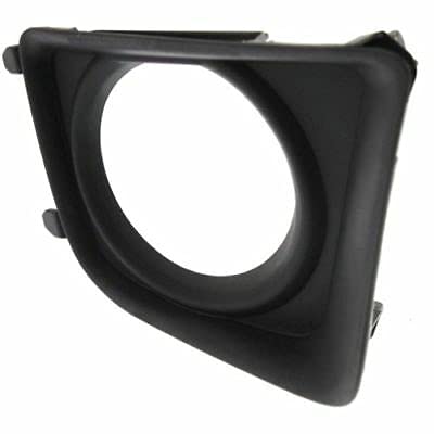 Fog Light Cover Bezel Molding for 2012-2015 Toyota Tacoma Front Right Passenger Side Textured Black TO1039152