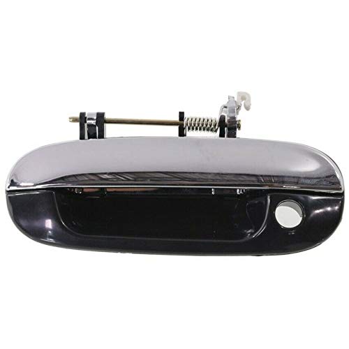 DAT AUTO PARTS Outside Front Left Driver Side Exterior Door Handle Replacement for 2004-2007 Buick Rainier Smooth Black with Chrome Trim GM1310175 ...