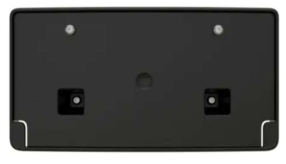 Front License Plate Bracket Frame Cover Tag Holder Replacement For 2019-2024 Dodge Ram 2500 Series PowerWagon and Rebel Model Truck Black Textured ...