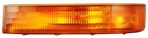 Front Driver and Passenger Side Parking Light Signal Lens Fits 1996 Ford Bronco Amber Lens FO2520116