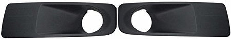 DAT AUTO PARTS Front Left Driver & Right Passenger Side Set Bumper Fog Light Bezel Cover Trim Insert Pair Replacement For 2007-2009 Ford Fusion Bla...