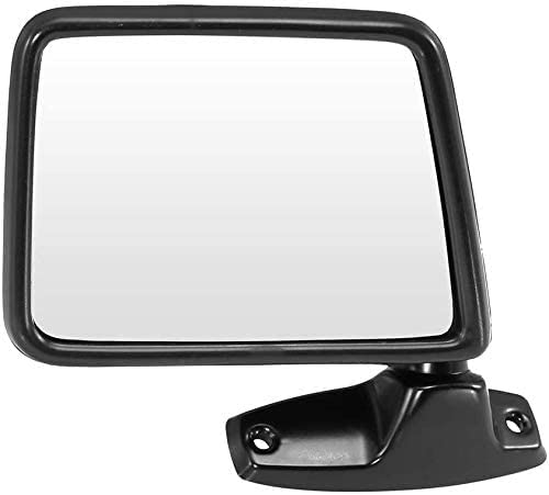 DAT AUTO PARTS Left Outer Driver Side Manual Door Mirror Replacement For 1983-1992 Ford Ranger Pickup 2WD 4WD and 1984-1990 Ford Bronco II Black Pa...