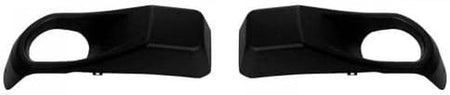 Front Left Driver and Right Passenger Side Fog Light Bumper Cover Grille Insert Bezel Trim Set of 2 Replacement For 2018-2024 Jeep Wrangler & Gladi...