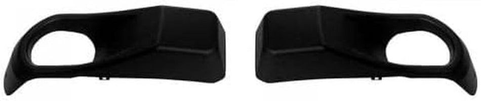 Front Left Driver and Right Passenger Side Fog Light Bumper Cover Grille Insert Bezel Trim Set of 2 Replacement For 2018-2024 Jeep Wrangler & Gladi...