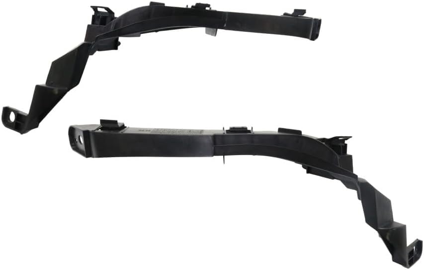 DAT AUTO PARTS Front Left Driver & Right Passenger Side Headlamp Filler Cover Bracket Set Of 2 Replacement For 2007-2011 Honda CRV Black Textured H...