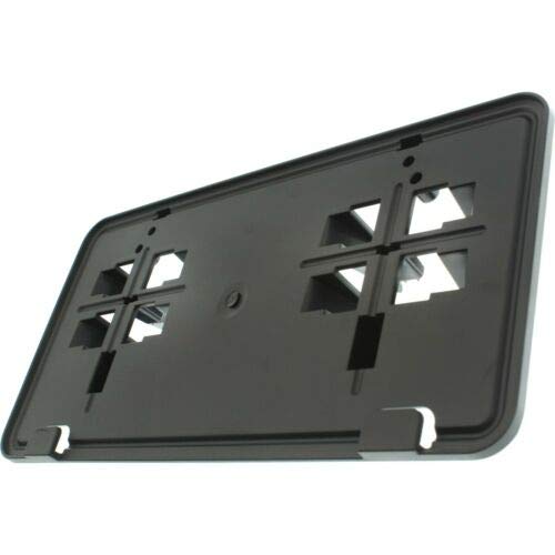 DAT AUTO PARTS Front Bumper License Plate Frame Tag Mounting Bracket Holder Replacement for 2015-2017 Ford F150 Turbo Models Only Black Textured Pl...