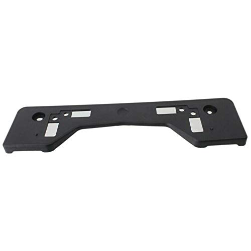 DAT AUTO PARTS Front Bumper License Plate Frame Tag Mounting Bracket Holder Replacement for 2009-2012 Toyota RAV4 Limited SUV Truck Models Black Te...
