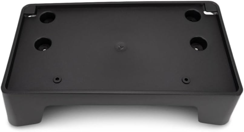 DAT AUTO PARTS Front Bumper Cover License Plate Frame Tag Mounting Bracket Holder Replacement for 2013-2017 Buick Enclave Black Textured Plastic GM...